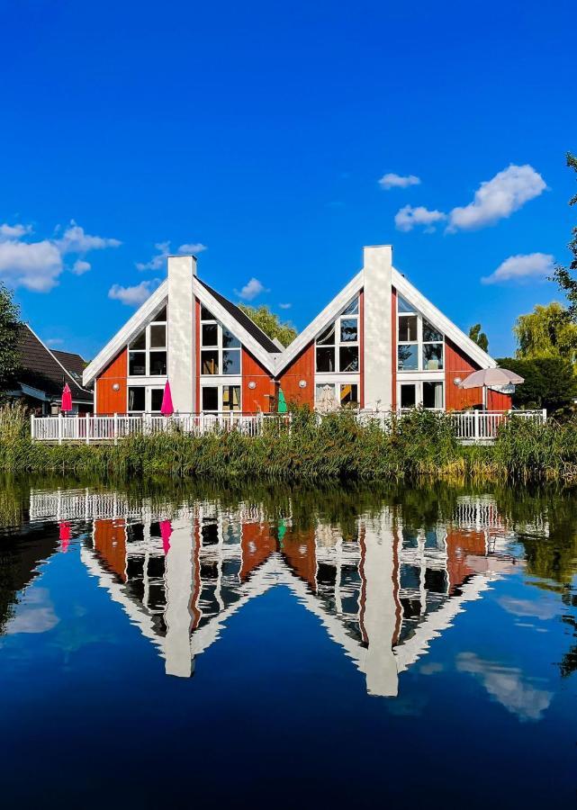 Ferienhaus Mit Wasserterrasse - Mit Sauna Und Kamin - Inklusive Nebenkosten Wendisch Rietz Exterior photo